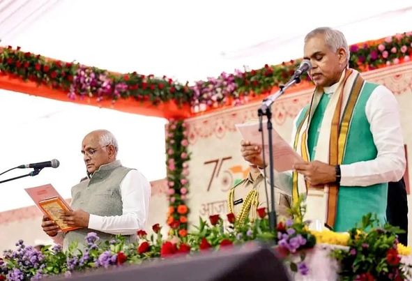 Congratulations to Hon'ble Chief Minister Shri Bhupendra Patel for taking oath as the Chief Minister of Gujarat and best wishes.